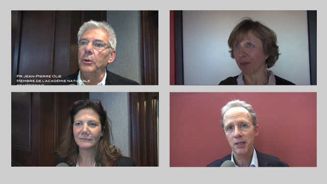 Pr Jean-Pierre Olié, Isabelle Delattre, Eric de Branche, Laurence Jacquillat
