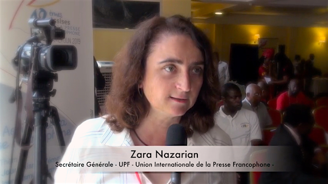 Zara NAZARIAN, Secrétaire générale de l’Union de la Presse Francophone (UPF)